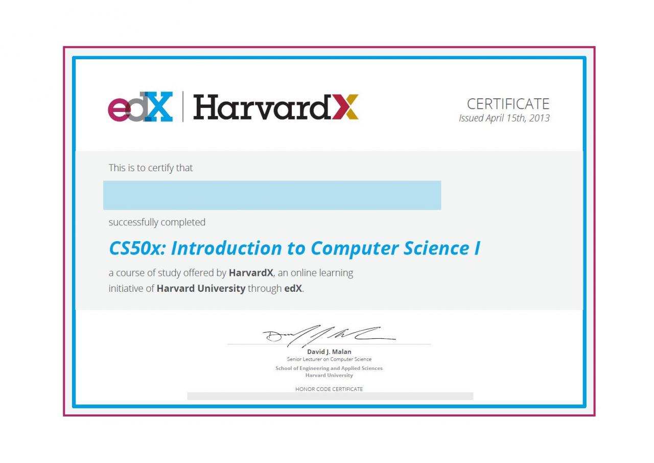 Легендарний бесплатный онлайн-курс Гарвардського университета CS50 