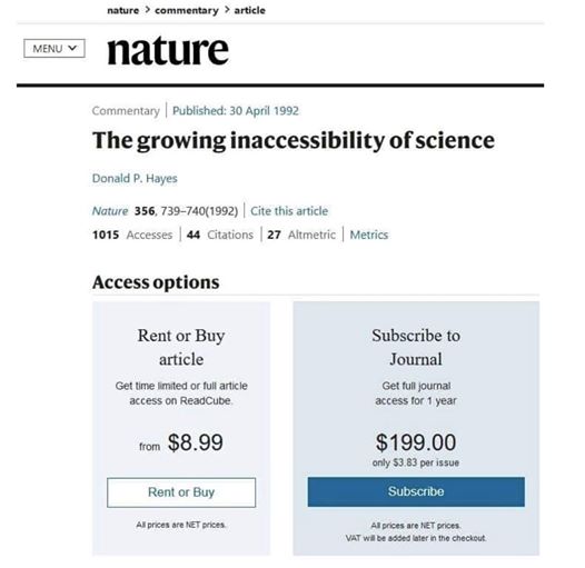 Проблемы научных публикаций
